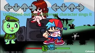 FNF - Unflipped-out but a different character sings it (FNF COVER)