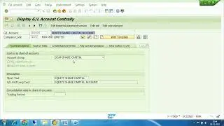 Creation of General ledger in SAP,document type,number range and Creation of General document