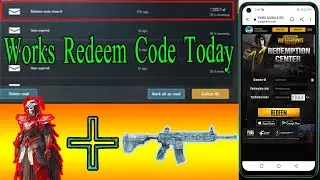 PUBG Redeem Code Today | Get Free M416 Glacier | PUBG Mobile Permanent Redeem Code | 100% Working