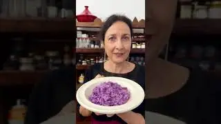 Risotto con cavolo viola