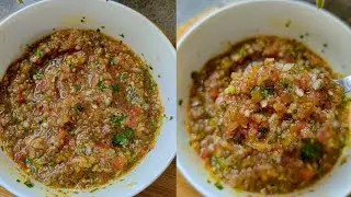 Bihari style tomato chutney एकदम चटपटा | Fire roasted tomato chutney #chutneyrecipe  #tomatochutney