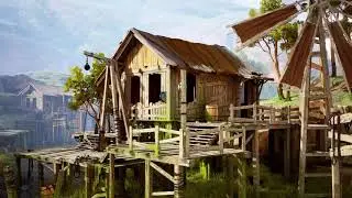 Preview Modular Swamp Shack Pack for UE4-  Matima-Studio