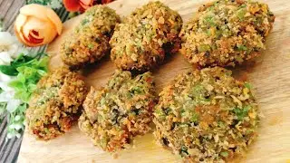 teach you a delicious meat dish | fried meat patties