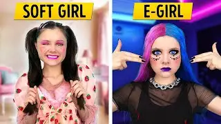 E-GIRL vs. SOFT GIRL cuando LA ABUELA viene – Musical Típico Familiar por La La Vida