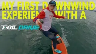 My first Foil Drive downwind experience - AXIS Spitfire 1180