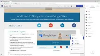 Add links to navigation  - New Google Sites