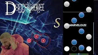 [o!m] Quiting osu!std [Leaf - Doppelganger 1.1x ver] 4.85* S clear