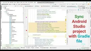 Sync Android Studio project with Gradle files | Rebuild Project android studio