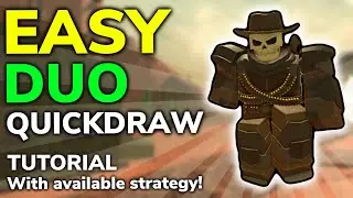 HOW TO EASILY DUO QUICKDRAW WITH STRATEGY - Tower Defense Simulator (ROBLOX)