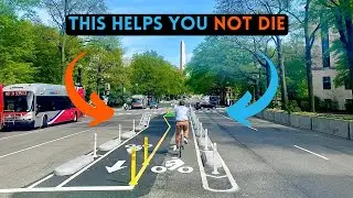 America’s Best Bike Rides via Protected Bike Lane