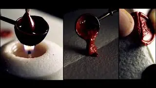 ASMR SSBSG Making and cracking wax seal stamps
