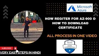 How to Download and register AZ-900 Certifications | Download Azure Certification | Certificate