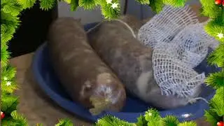 Мой рецепт домашней колбасы. Подарок на Новый год.