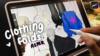 Clothing folds ✿ study with me👔 | ASMR