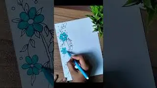 Assignment Front Page Design/Easy Border Design #shorts #viral #frontpage #assignment