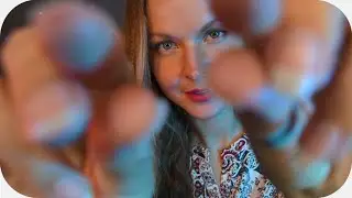 ASMR FRANÇAIS 🌙⭐ VISUEL 🌙⭐ Face touching & Hand movement & chuchotement déclencheur