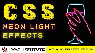 Make glowing text effects in css | Neon light effects in css | Hindi