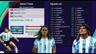 ⚽PES 2021 - ARGENTINA B - 1998 WORLD CUP QUALIFICATIONS - SUPER PATCH - (PS4/PS5/PC)⚽