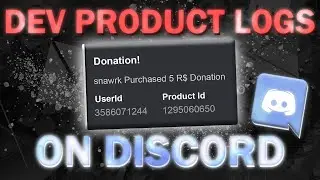 How to log developer product purchases using Discord webhooks | Roblox