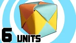 Modular Origami Cube 6 Sonobe Units - Instructions