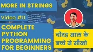 strings in python part 2 | python tutorial for beginners