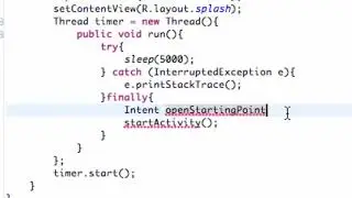 Android Developing Applications Tutorial 15 How to Start a New Activity via Intent