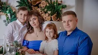 Семейная фотосессия с двумя детками