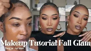 Makeup Tutorial: Browns Never Looked So Good| Dazja Jordan