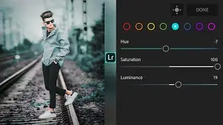 Aqua and blue tone lightroom photo editing | Lightroom photo editing tutorial | Lr photo editing