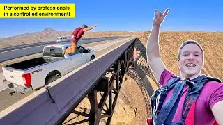BASE Jumping From My Moving Truck!