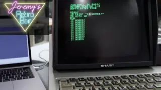 It works!!! - Sharp MZ 80c Part 2 | Jeremy's Retro Bar