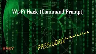 Command Prompt Wifi password hack