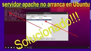 Solucionado!!! Servidor Apache no inicia, Xampp/Lampp, en Linux Ubuntu 20.04 - 20.10 - 19.10 etc.