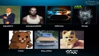 Skype Девушка больно умная