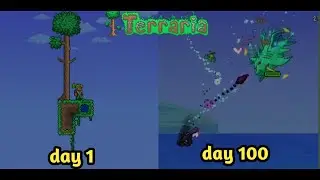 100 HARI TERRARIA MOBILE, tapi di SKYBLOCK part 1