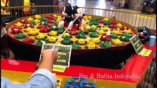 Wah Mamah Hebat Mancing Ikan Ikanan Dapat Hadiah - Mainan Anak Seru - Liburan Keluarga