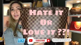 #REVIEW ON LOUIS VUITTON NEVERFULL  MM BAG