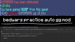 bedwars practice auto gg mod