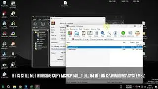 Fix obs msvcp140_1 dll missing on windows 11