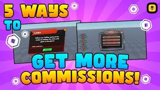 🤑5 ways to get MORE COMMISSIONS for ROBLOX GFX!