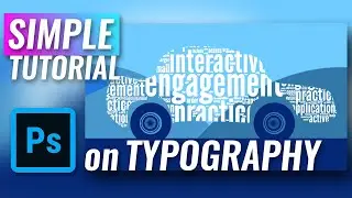 How to do Typography in Photoshop || Simple tutorial
