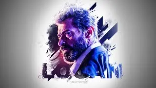Photoshop Portrait Brush Effects Tutorial►Layer Mask &Photo Editing►(X-MEN MOVİE POSTER DESİGN)