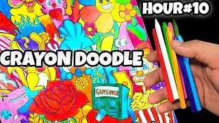 I Made a Big Doodle using CRAYONS