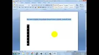 How to use text shading,sort,show and hide Microsoftword 2007 lesson no 11