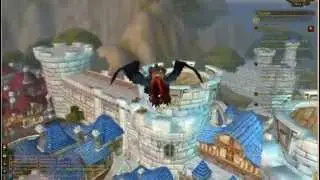Штормград с высоты птичьего полета (WORID OF WARCRAFT)