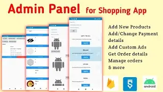 How To Make Admin Panel For Shopping App in Sketchware Without Coding | Full Tutorial