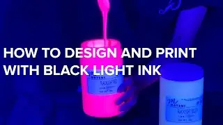 How to Design and Print with Black Light Ink | Screen Printing Trends 2021