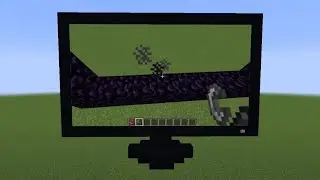 I built a working monitor with a green screen in Minecraft