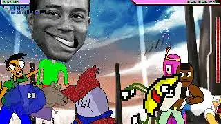MUGEN Request: Team Dancing Banana Vs Team Homero (4v4 Simul)