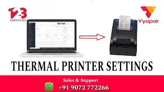 vyapar accounting software thermal printer settings | #vyaparapp #vyapar #vyaparappmalayalam